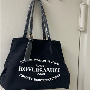 Black Tote Bag NWT